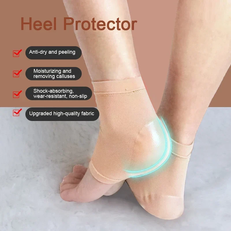 Lot de 3 Paires de Chaussettes à Talon en gel - Fasciite Plantaire