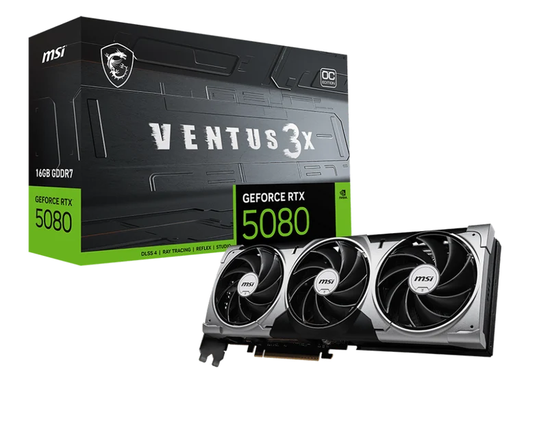 MSI GeForce RTX 5080 16G VENTUS 3X OC