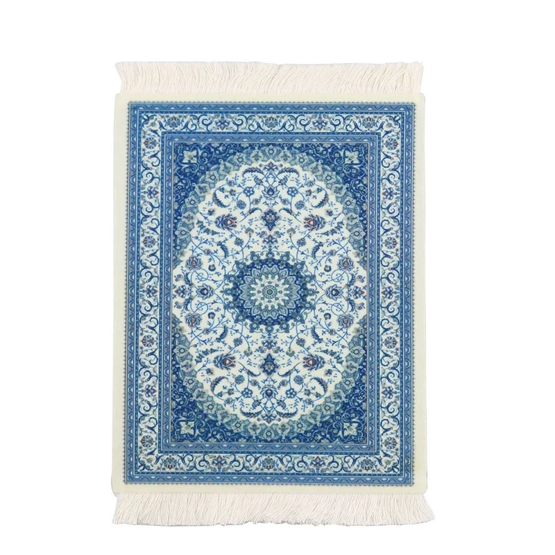 Tapis de souris Tapis d'Orient – rosace bleue