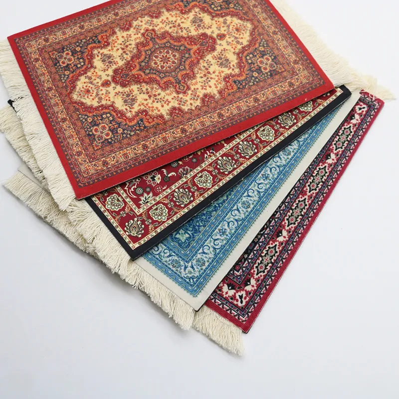 Tapis de souris Tapis d'Orient – rosace bleue