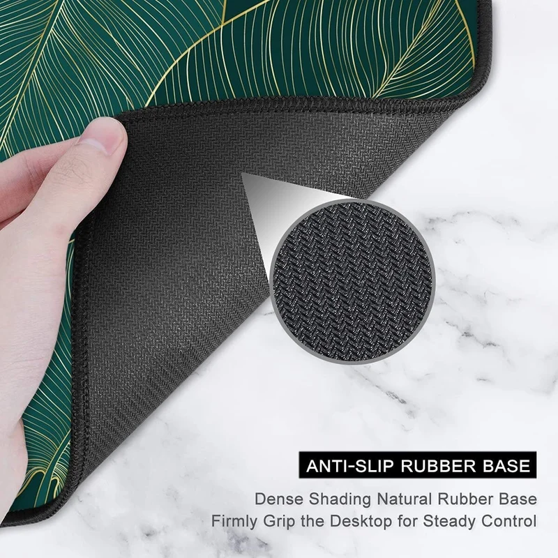 Tapis de souris XXL Tropical – feuillage vert