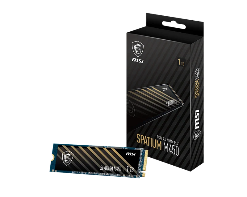 MSI SPATIUM M450 PCIe 4.0 NVMe M.2 1TB V1