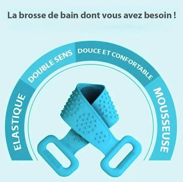 Brosse exfoliante en silicone 1 ACHETÉE = 1 OFFERTE