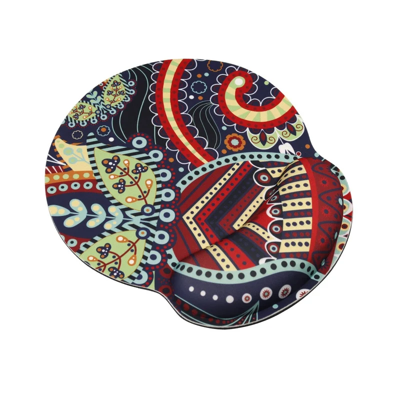 Tapis de souris repose-poignet – motifs multicolores