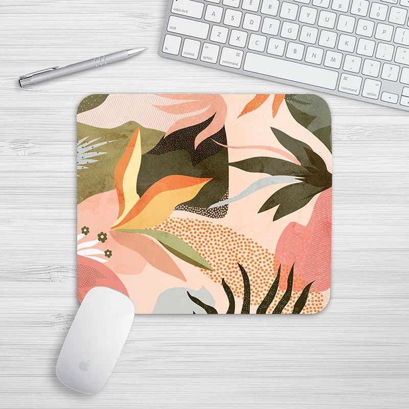 Tapis de souris Décoratif – feuillage tropical