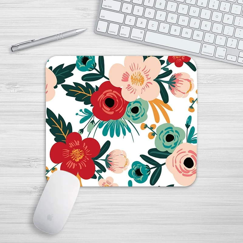 Tapis de souris Fleurs – bouquet multicolore