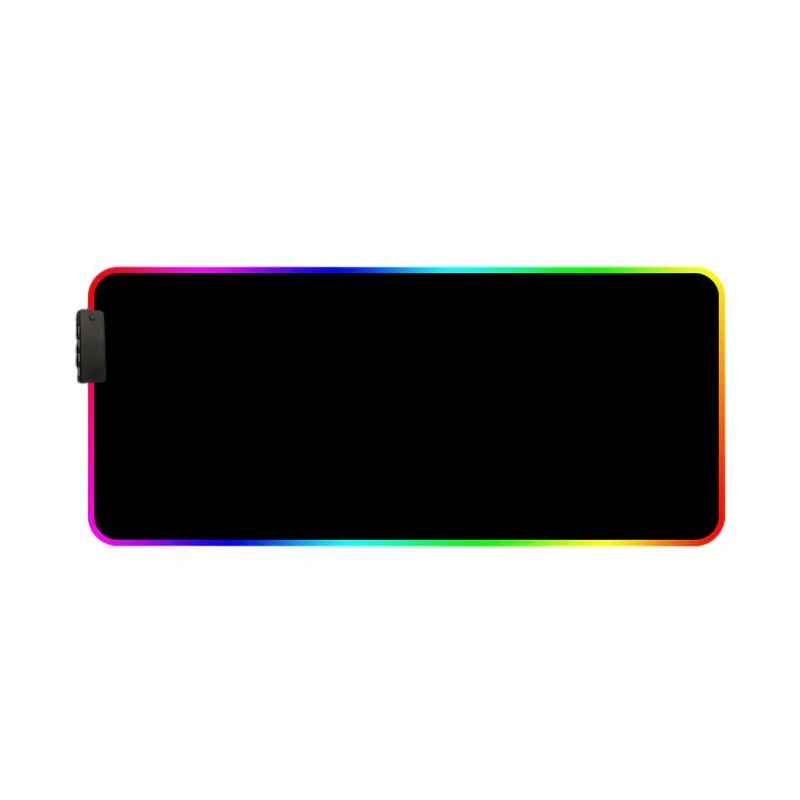 Tapis de souris RGB avec hub USB – noir