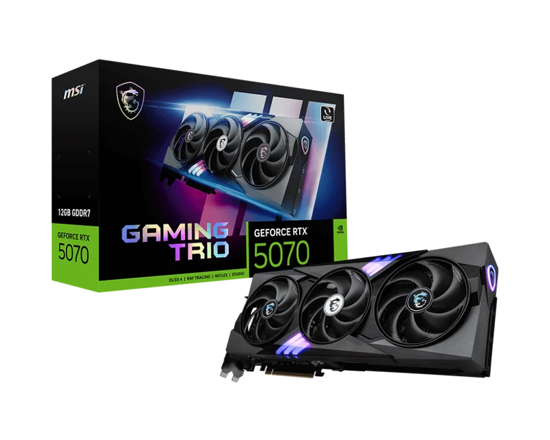 MSI GeForce RTX 5070 12G GAMING TRIO
