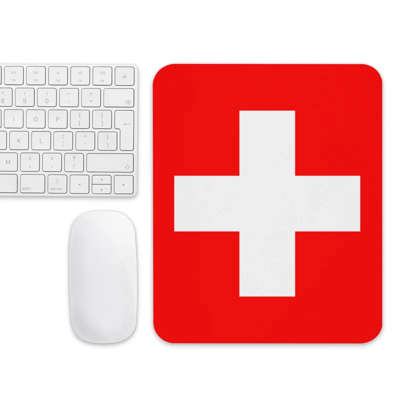 Tapis de souris Suisse – drapeau suisse