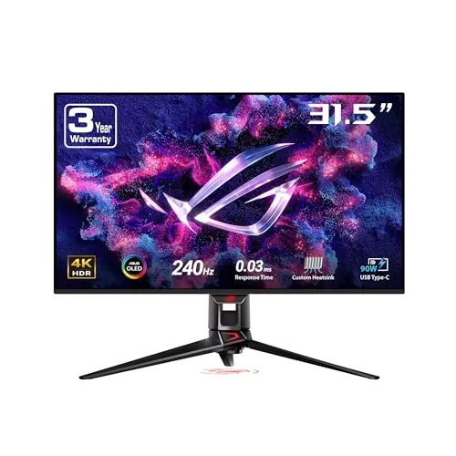 ASUS ROG PG32UCDM 32 Inch 4K 240Hz OLED Gaming Monitor QD-OLED