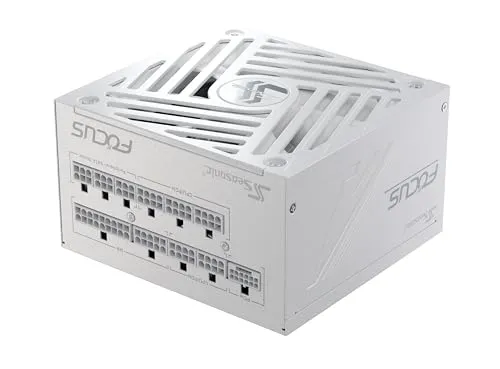 Seasonic Focus GX-1000 1000W Power Supply ATX 3.1 & PCIe 5.1 Ready White