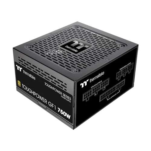 Thermaltake GF1 Fully Modular ATX 750W Power Supply - 80 Plus Gold - Ultra Quiet - Zero RPM, PS-TPD-0750FNFAGU-P