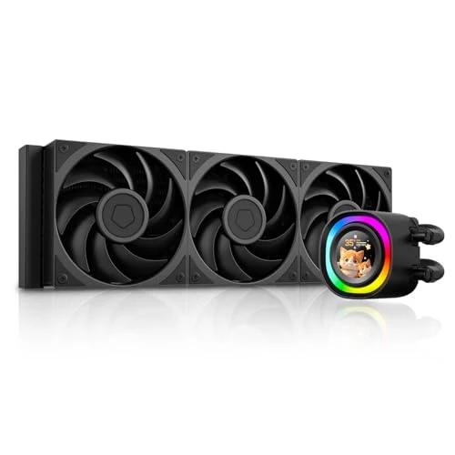 ID-COOLING FX360 LCD PE 360mm AIO CPU Cooler, 1.48" LCD, 350W