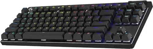 Logitech G PRO X 60% Wireless Gaming Keyboard (Tactile Optical) - Black