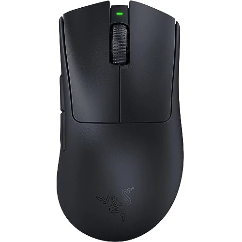Razer DeathAdder V3 Pro Wireless Gaming Mouse, 63g, 90 Hr Battery, Black