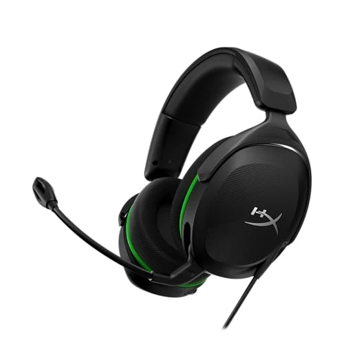 HyperX CloudX Stinger 2 Core - Gaming Headset for Xbox, Lightweight Over-Ear headsets with mic, Swivel-to-Mute Function, 40mm Drivers - Black