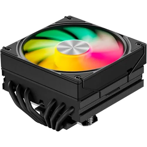 upHere 180W TDP Top Flow CPU Cooler with Φ6mm*6 High Performance Copper Heat Pipes,120mm ARGB Fan CPU Cooler 1650rmp,CPU Air Cooler Compatible with Intel LGA 1851/1700/2011/2066 AMD AM5/AM4/AM3,H85KC6