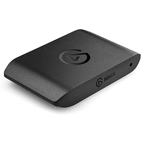 Elgato HD60 X - Stream and Record in 1080p60 HDR10 or 4K30 with Ultra-low Latency on PS5|Pro, PS4|Pro, Xbox Series X/S, Xbox One X|S, Nintendo Switch 2, in OBS and More, Works with PC and Mac