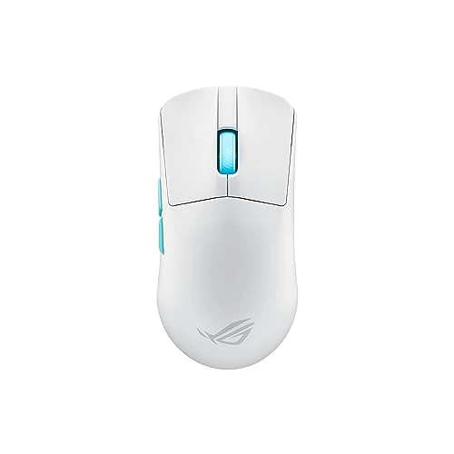 ASUS ROG Harpe Ace Aim Lab Wireless Esports Gaming Mouse – Aim Lab Settings Optimizer, Pro-Tested, Right-Handed, 54g Lightweight, Tri-Mode Connectivity, 36K DPI, 90Hr Battery, PC/Mac Support - White