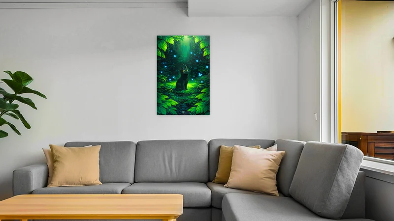 Forest Cat Poster