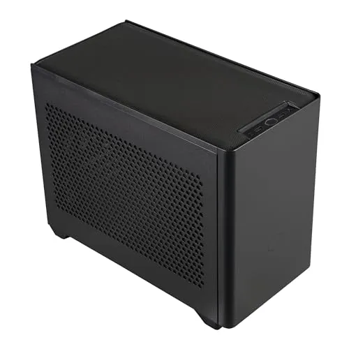 Cooler Master NR200 Mini-ITX PC Case Ready, Horizontal GPU Mount, Designed Ready Nvidia RTX 5070 Ti | AMD RX 9070 XT, SFX PSU – Ready to Install, Airflow Up To 6 Fans, Vented Panels, DIY
