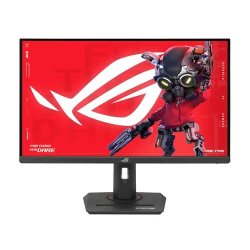 ASUS ROG Strix 27” 1440P USB-C HDR Gaming Monitor (XG27ACG) -QHD, 180Hz, 1ms, Fast IPS, DCI-P3 95%, Extreme Low Motion Blur Sync, G-Sync Compatible, Tripod Socket, Aura Sync, AI Gaming, 3yr Warranty