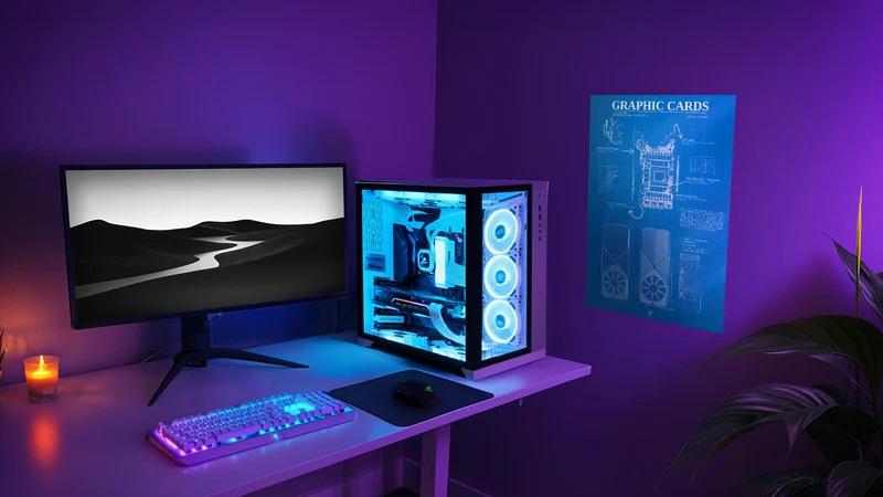 Ampere Blue Acrylic Poster