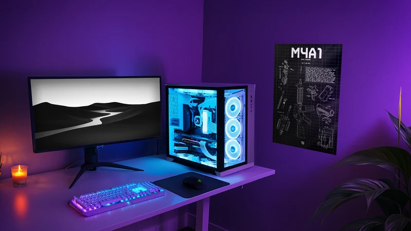 M4A1 Black Acrylic Poster