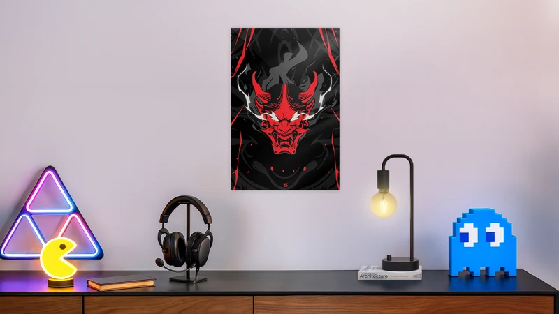 Oni Acrylic Poster
