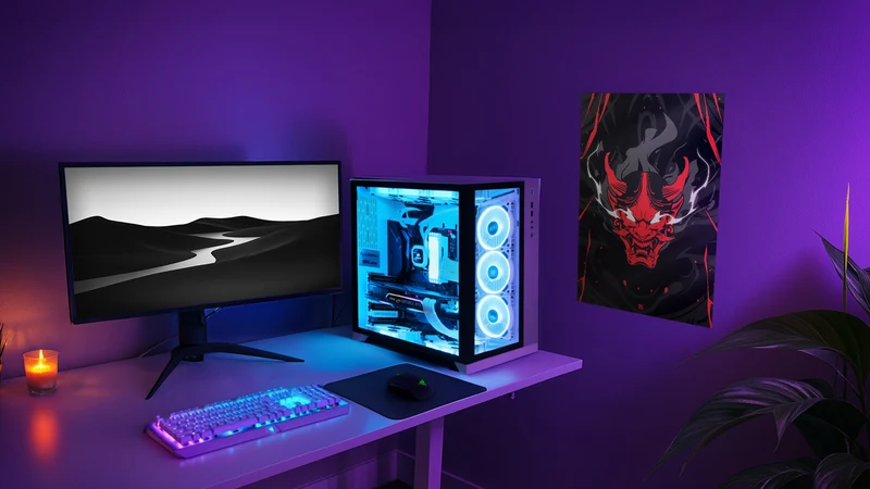 Oni Acrylic Poster