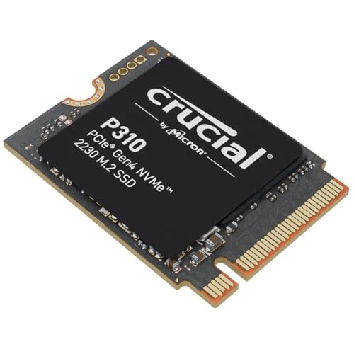 Crucial P310 2TB PCIe Gen4 2230 NVMe M.2 SSD - Up to 7,100 MB/s - Uplevel Your Console - Internal Solid State Drive (PC) - CT2000P310SSD2