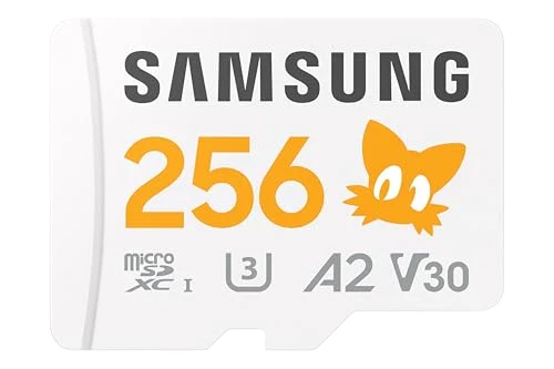 Samsung PRO Plus Sonic The Hedgehog + Adapter, 256GB microSDXC, Up-to 180MB/s, Full HD & 4K UHD, UHS-I, C10, U3, V30, A2, for Nintendo-Switch, Steam Deck, GoPRO, DJI Drone, Tablets (MB-MD256SA/LC1)