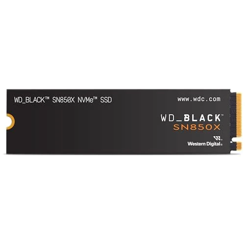 WD_BLACK 2TB SN850X NVMe Internal Gaming SSD Solid State Drive - Gen4 PCIe, M.2 2280, Up to 7,300 MB/s - WDS200T2X0E