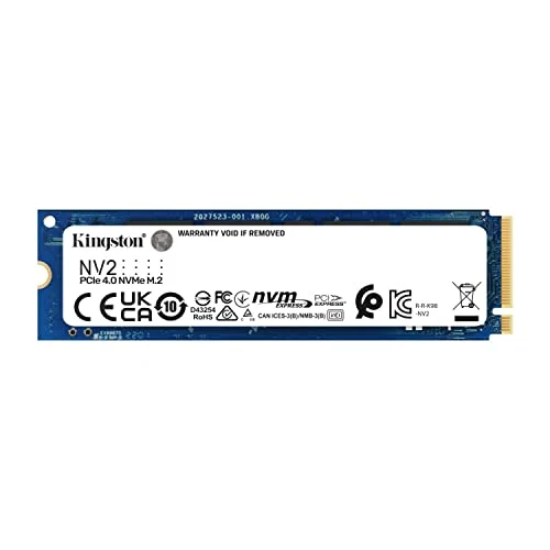Kingston NV2 4TB M.2 2280 NVMe Internal SSD | PCIe 4.0 Gen 4x4 | Up to 3500 MB/s | SNV2S/4000G