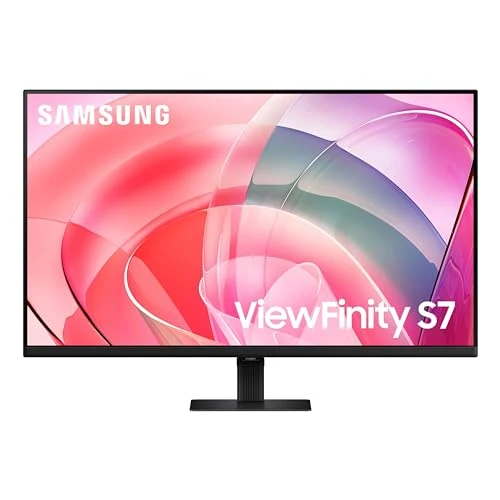 SAMSUNG 32-Inch ViewFinity S7 (S70D) Series 4K UHD High Resolution Monitor with HDR10, Multiple Ports, Easy Setup Stand, Advanced Eye Care, LS32D702EANXGO, 2024