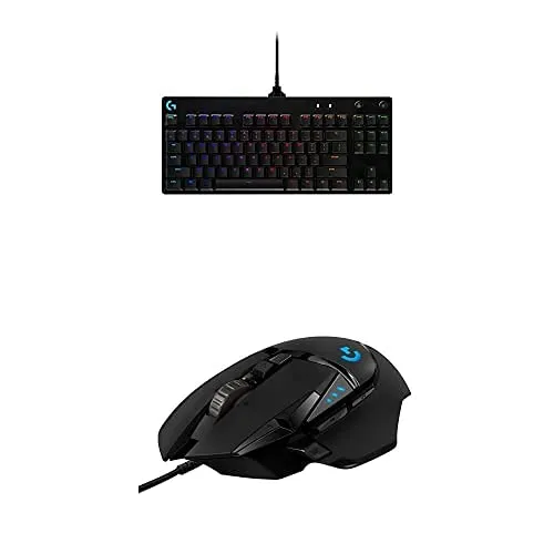 Logitech G PRO Mechanical Gaming Keyboard and Logitech G502 HERO High Performance Gaming Mouse Bundle