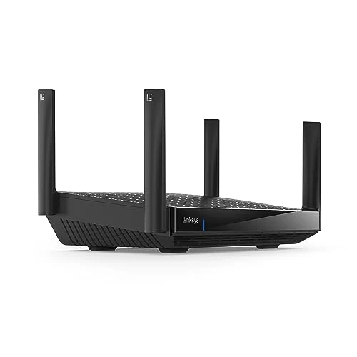 Linksys WiFi Mesh 6E Tri-Band Router | Fast and Reliable speeds | Connect 50+ Devices | Coverage of 2,500 Sq Ft | 2021 Release