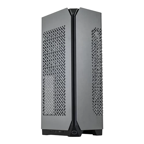 Cooler Master NCORE 100 MAX Dark Grey Mini-ITX Tower Case, 120mm|38mm Thick AIO, 850W SFX Gold ATX 3.0 PSU, 4-Slot Verical GPU Mount, Compatible RX 7900 XTX|RTX 4090|4080 Super, PCIe 4.0 Riser, DIY