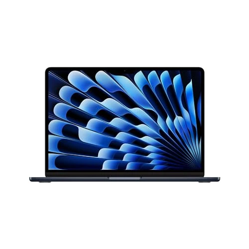 Apple 2024 MacBook Air 13-inch Laptop with M3 chip: 13.6-inch Liquid Retina Display, 16GB Unified Memory, 512GB SSD Storage, Backlit Keyboard, 1080p FaceTime HD Camera, Touch ID; Midnight