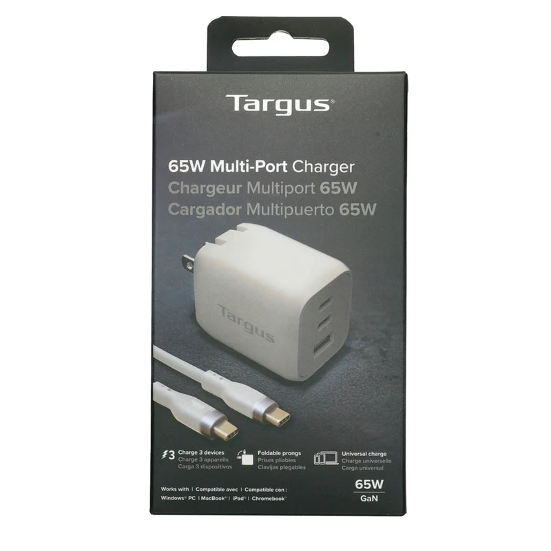 Chargeur mural multiport GaN 65W