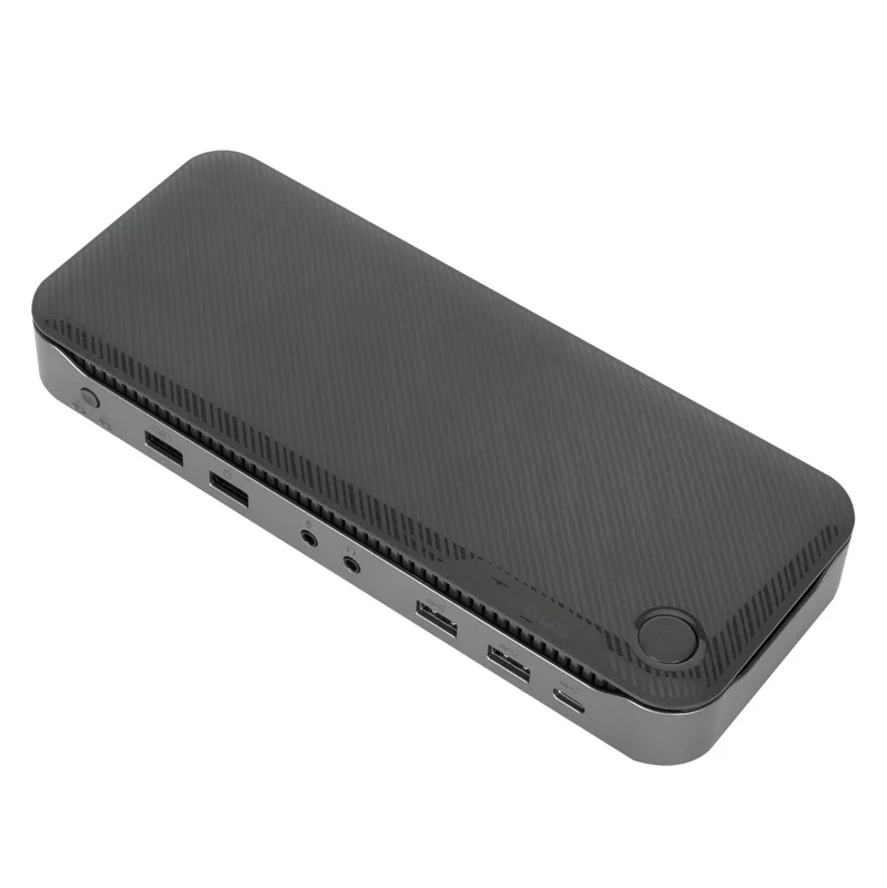 Station d'accueil KVM triple vidéo hybride USB-C® à double hôte avec double alimentation 100 W*