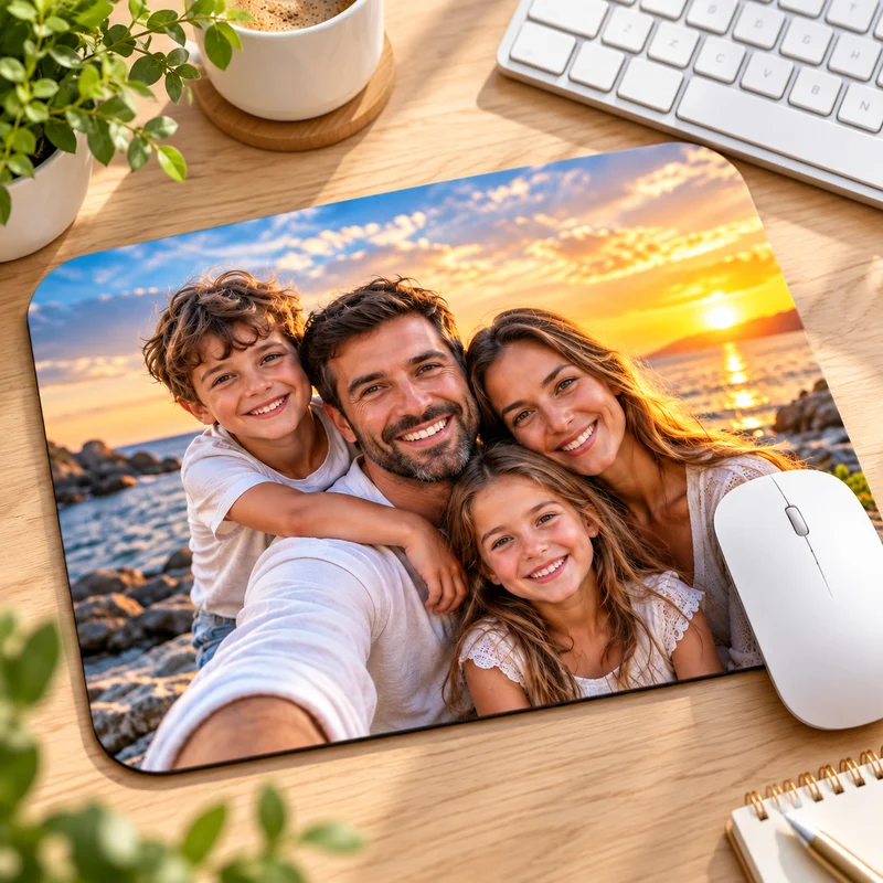Tapis de souris personnalisé avec photo