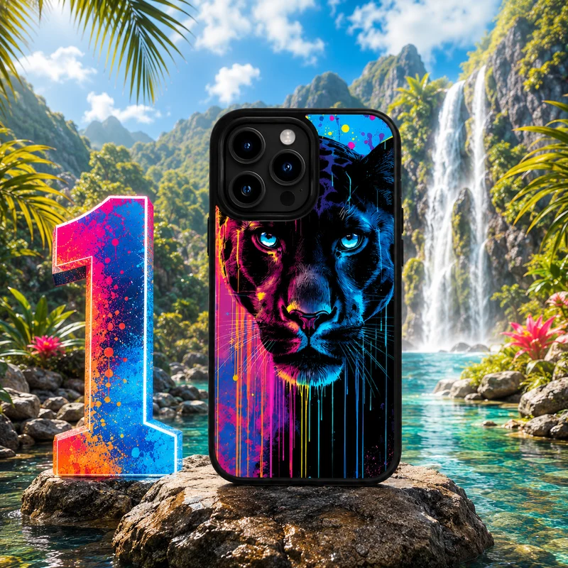 Coques Panthère Pop Art