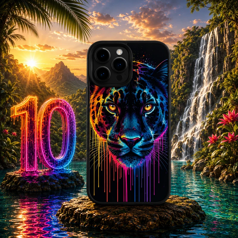 Coques Panthère Pop Art