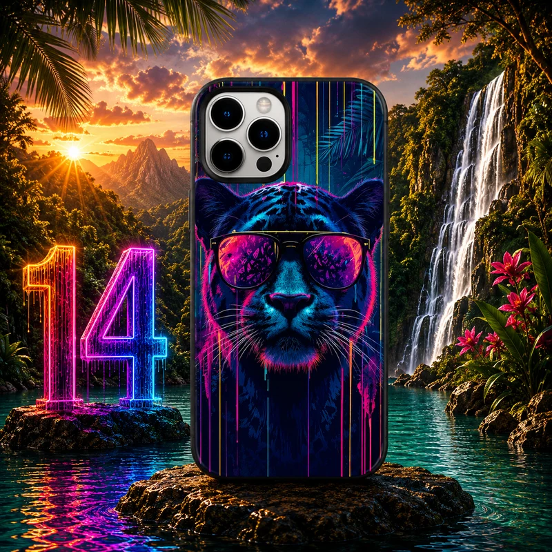 Coques Panthère Pop Art