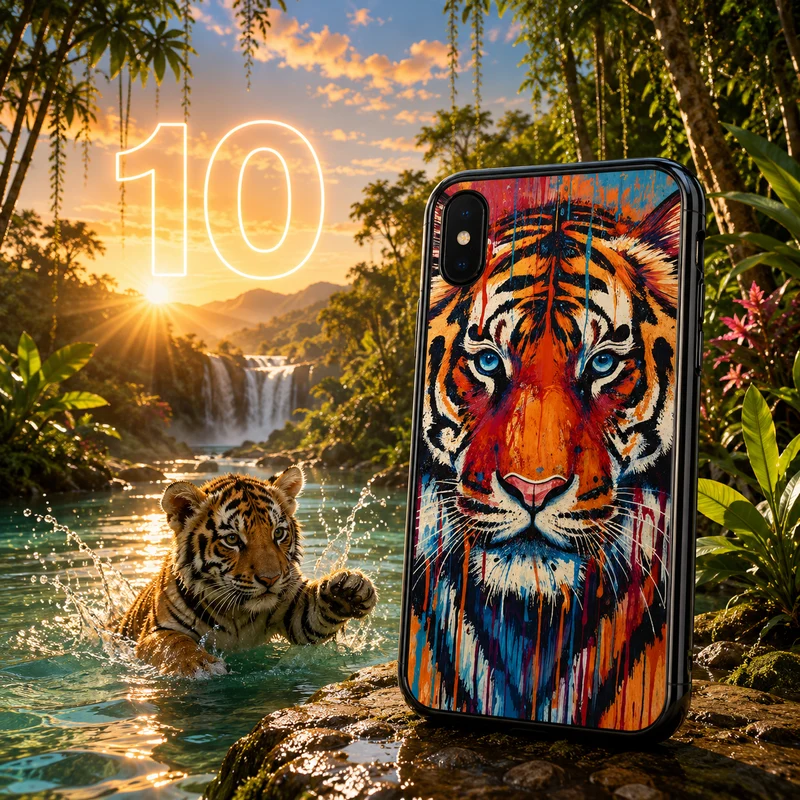 Coques Tigre Pop Art