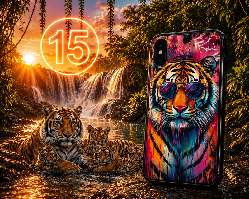 Coques Tigre Pop Art