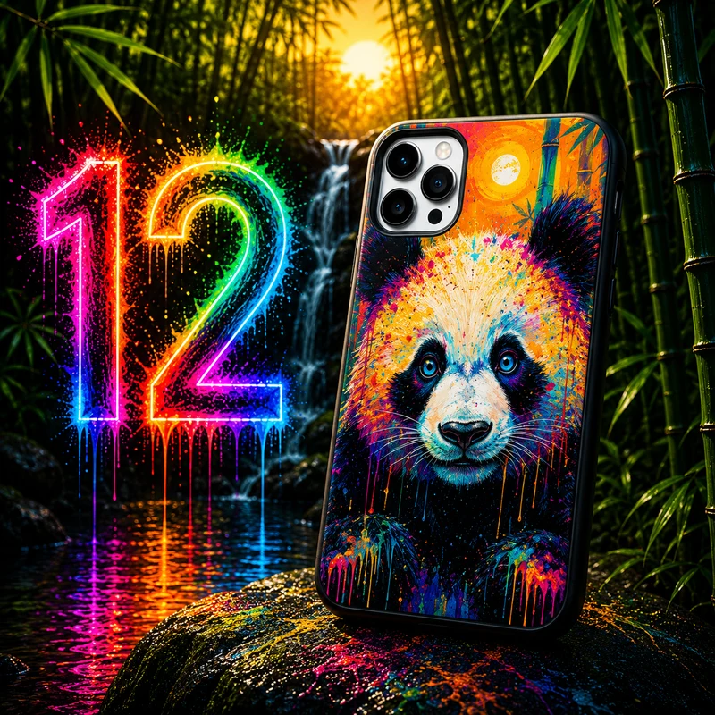 Coques Panda Pop Art