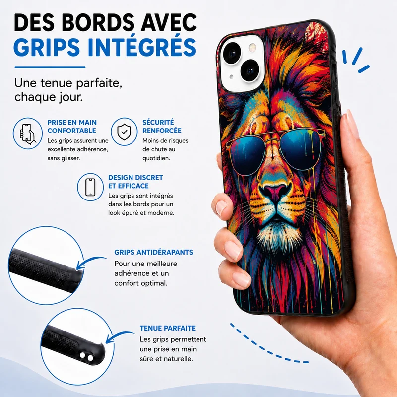 Coques Lion Pop Art