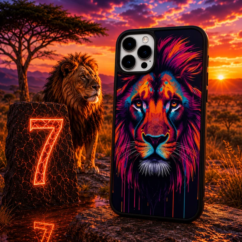 Coques Lion Pop Art